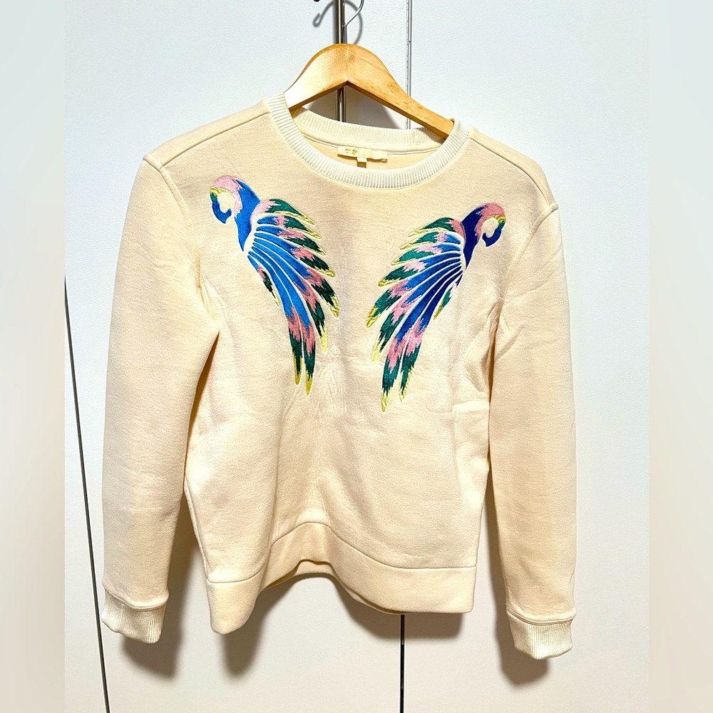 Maje Double Parrot sweatshirt size 1